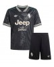 Günstige Juventus Pierre Kalulu #15 3rd trikot Kinder 2025-26 Kurzarm (+ Kurze Hosen)